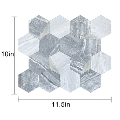 WJR-638 Luxus+++: luxuriöse und selbstklebende Küchenrückwand (Weiss-Matt,29.2cm x25.5cm x3.3mm)2025